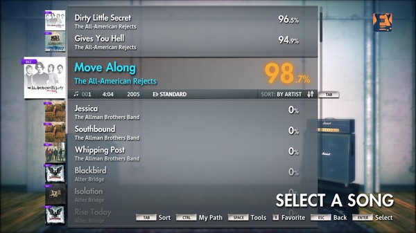 Скриншот из Rocksmith 2014 - The All-American Rejects - Move Along