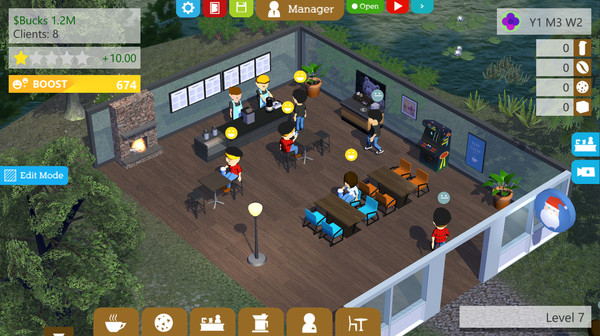 Скриншот из Coffee Shop Tycoon