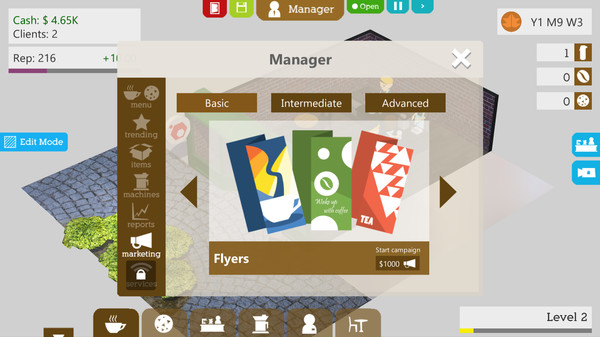 Скриншот из Coffee Shop Tycoon