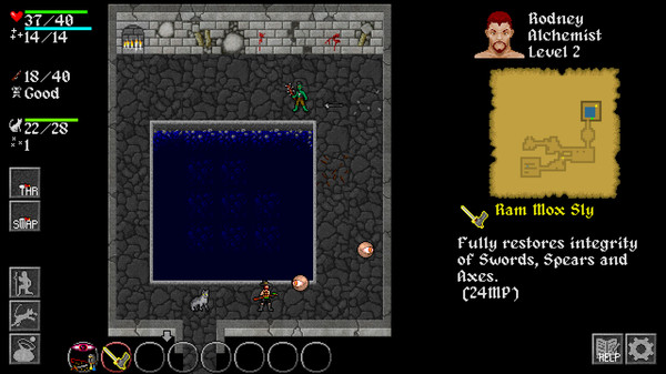 Ananias Roguelike game for Linux 1