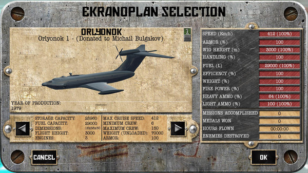 Soviet Monsters: Ekranoplans PC requirements