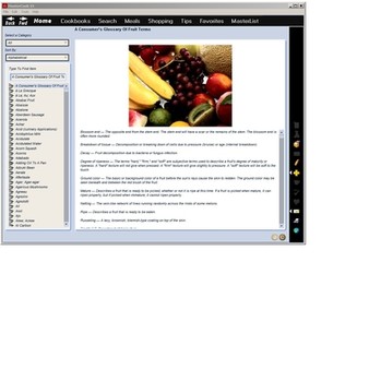Скриншот из MasterCook 15
