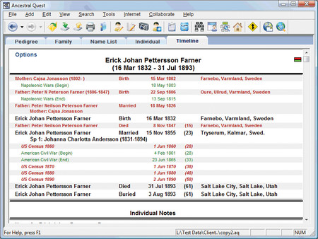 Family Tree Heritage Platinum 9 screenshot