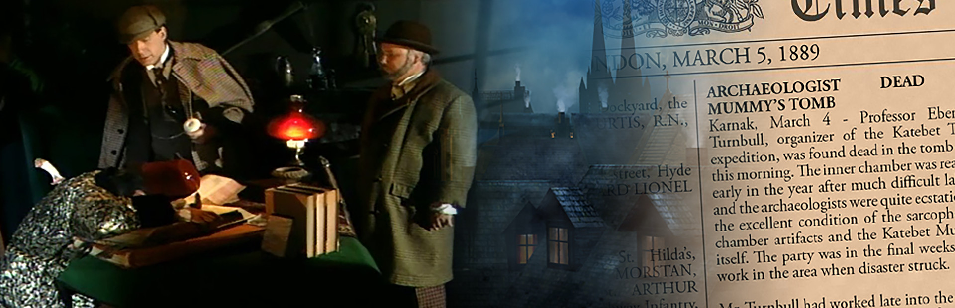 Sherlock Holmes Consulting Detective: The Case of the Mummy's Curse