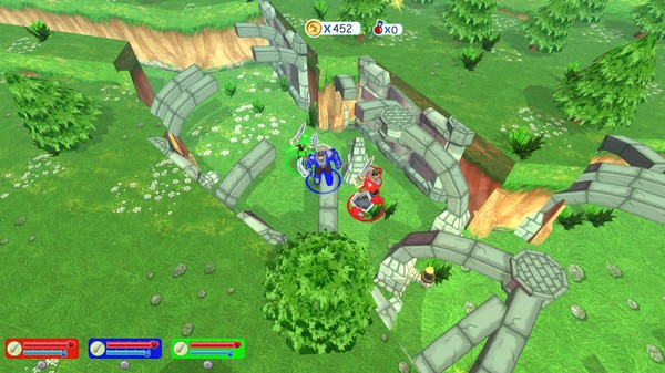 Questria: Rise of the Robot Skullfaces game for Linux 1