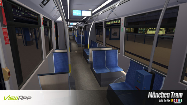 Скриншот из LOTUS-Simulator: München Tram