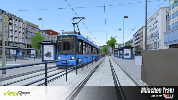 Скриншот из LOTUS-Simulator: München Tram