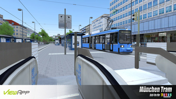 Скриншот из LOTUS-Simulator: München Tram
