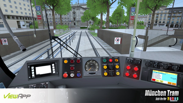 Скриншот из LOTUS-Simulator: München Tram