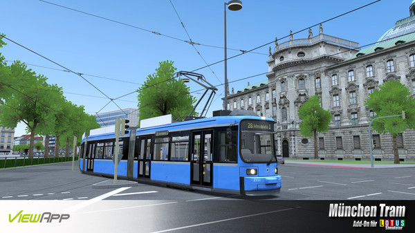 Скриншот из LOTUS-Simulator: München Tram