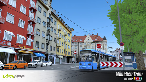 Скриншот из LOTUS-Simulator: München Tram