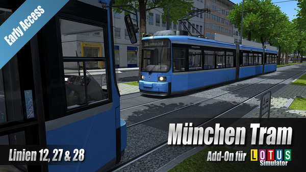 Скриншот из LOTUS-Simulator: München Tram