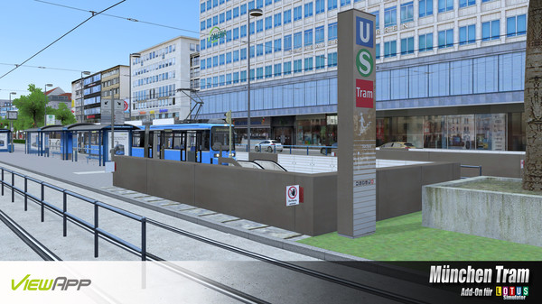 Скриншот из LOTUS-Simulator: München Tram
