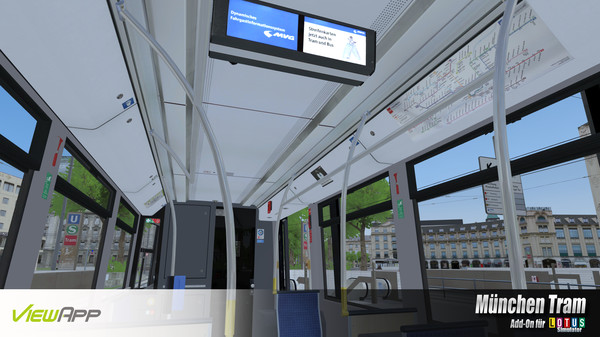 Скриншот из LOTUS-Simulator: München Tram