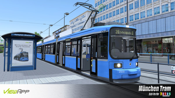 Скриншот из LOTUS-Simulator: München Tram