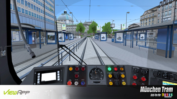 Скриншот из LOTUS-Simulator: München Tram
