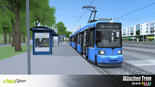 Скриншот из LOTUS-Simulator: München Tram