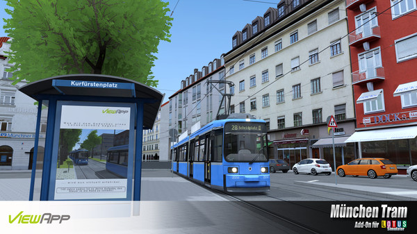 Скриншот из LOTUS-Simulator: München Tram