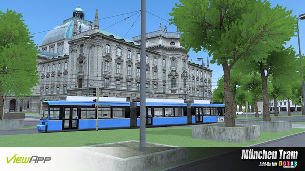 Скриншот из LOTUS-Simulator: München Tram