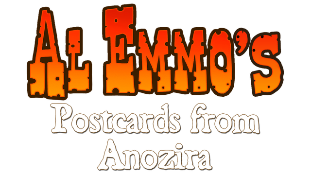 Al Emmo's Postcards from Anozira Logo