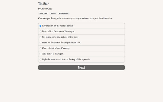 Tin Star minimum requirements