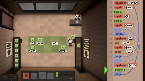 Human Resource Machine game for windows Pc 1