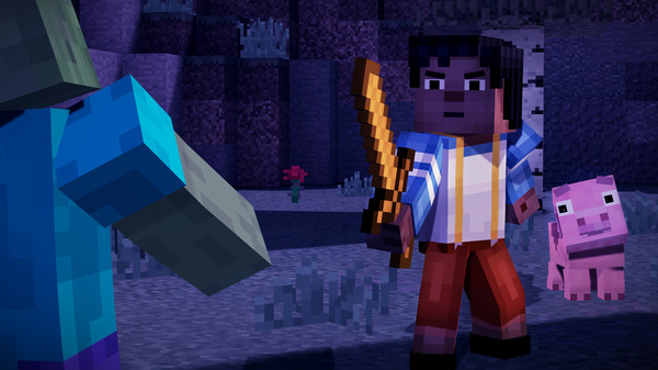 Скриншот из Minecraft: Story Mode - A Telltale Games Series
