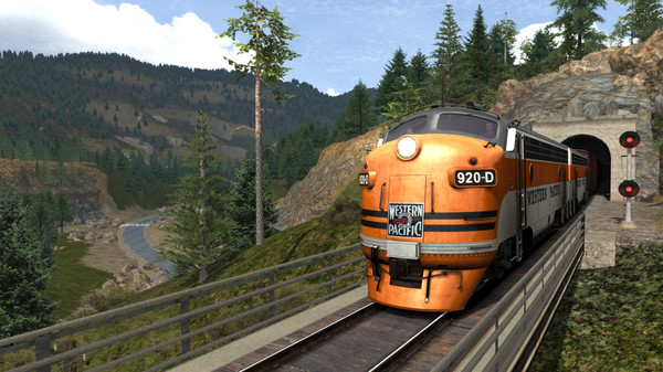 Скриншот из Train Simulator: Feather River Canyon Route Add-On