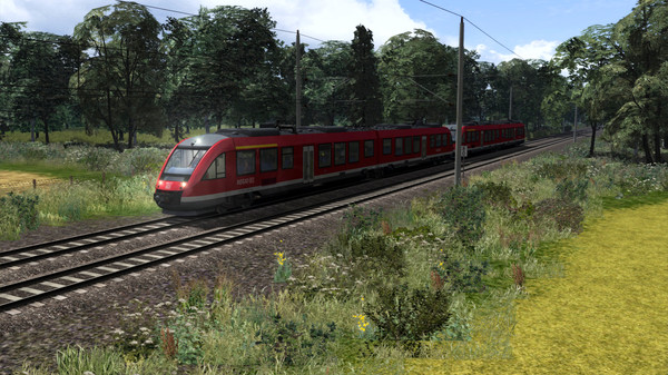 Скриншот из Train Simulator: DB BR 648 Loco Add-On