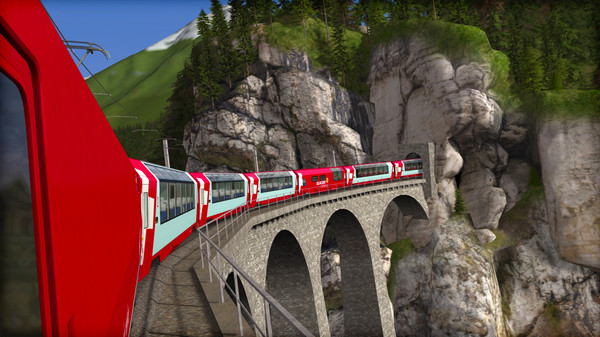 Скриншот из Train Simulator: Albula Line: St Moritz - Thusis  Route Add-On