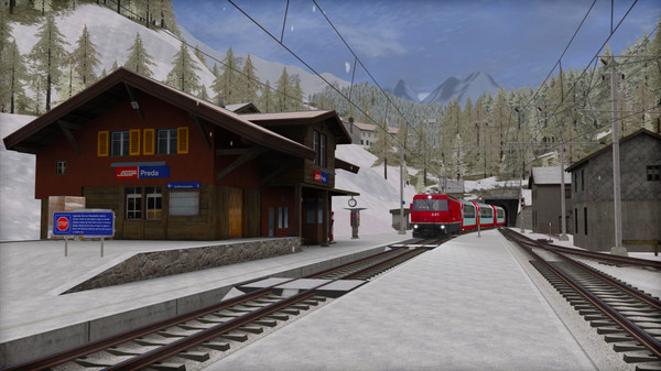 Скриншот из Train Simulator: Albula Line: St Moritz - Thusis  Route Add-On