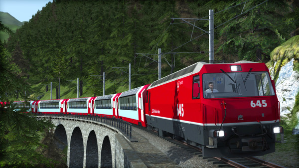 Скриншот из Train Simulator: Albula Line: St Moritz - Thusis  Route Add-On