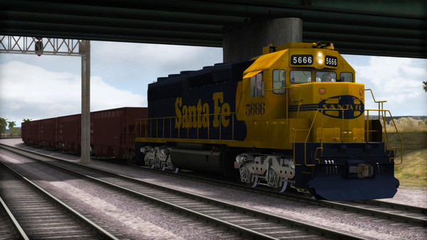 Скриншот из Train Simulator: AT&SF SD45-2 Loco Add-On