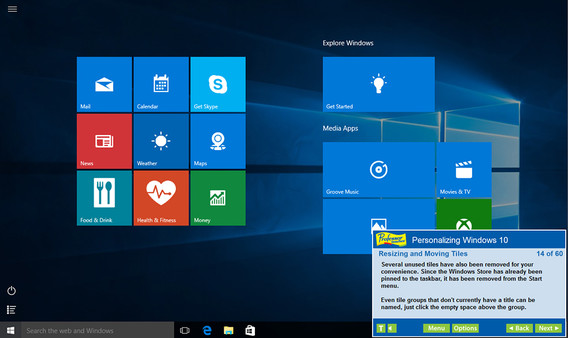 Скриншот из Professor Teaches® Windows 10