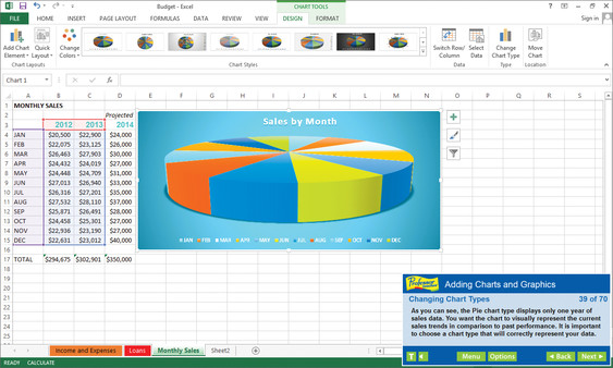Скриншот из Professor Teaches® Excel 2013 & 365