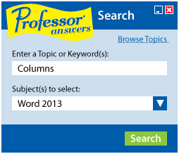 Professor Teaches Word 2013 & 365 screenshot