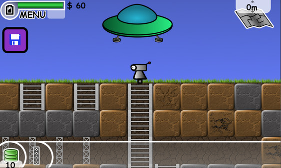 Robo Miner game for Linux 1