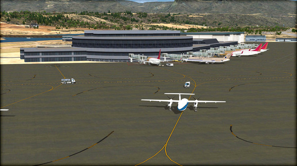 Скриншот из FSX: Steam Edition - HD Airport Graphics Add-On