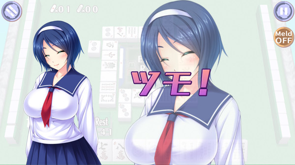 Mahjong Pretty Girls Battle : School Girls Edition screenshot