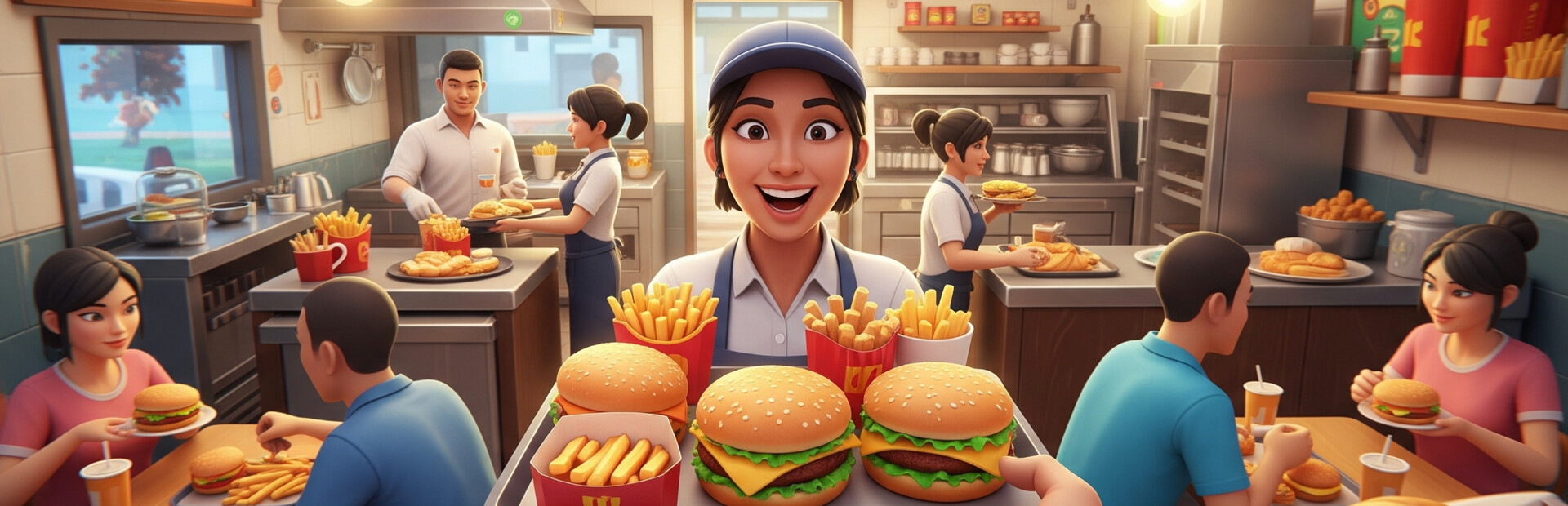 Burger Shift: Team Rush