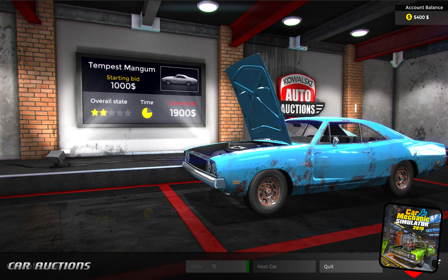 car mechanic simulator 2015 real car names