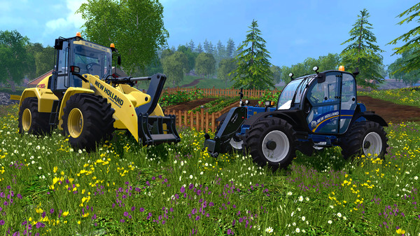 Скриншот из Farming Simulator 15 - New Holland Loader Pack