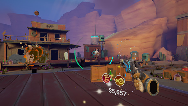 The Arcslinger game for Linux 1