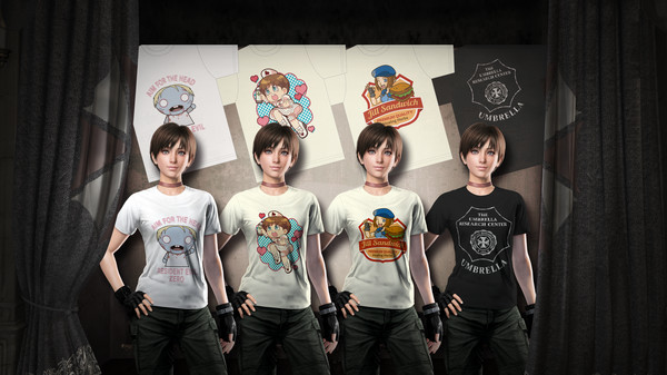 Скриншот из Resident Evil 0 Fan Design T-shirt Pack
