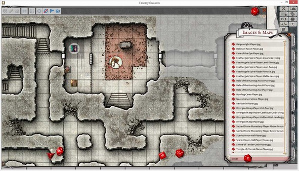 Скриншот из Fantasy Grounds - D&D Princes of the Apocalypse