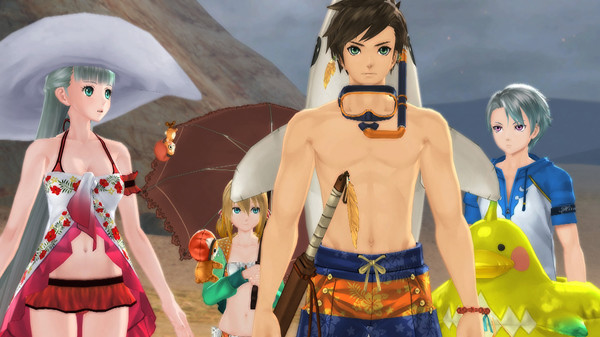 Скриншот из Tales of Zestiria - Seaside Resort Costumes Set