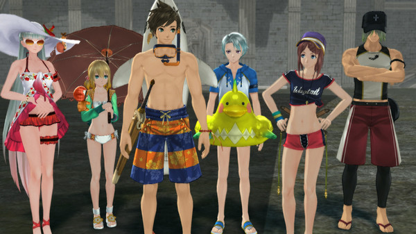 Скриншот из Tales of Zestiria - Seaside Resort Costumes Set