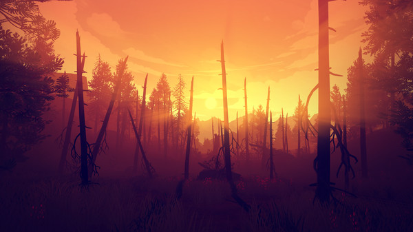 Скриншот из Firewatch