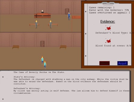 Скриншот из Judged: A Court Simulator