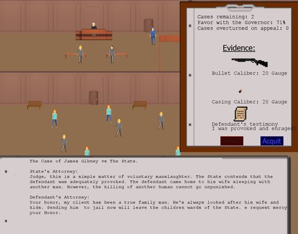 Скриншот из Judged: A Court Simulator